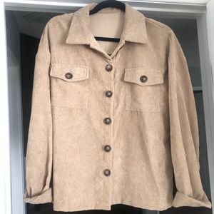 Solid Colored Corduroy Jacket